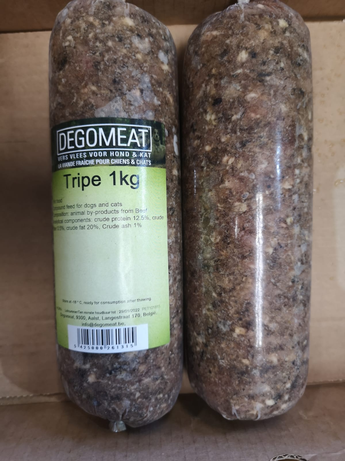 Degomeat Beef Tripe 1kg