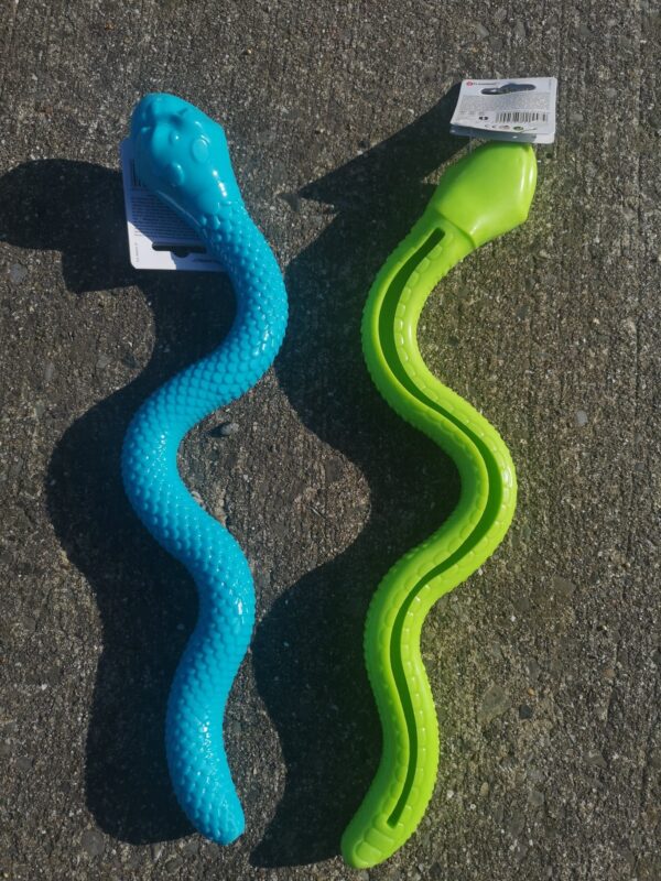 Flamingo TPR Snake Enrichment Toy