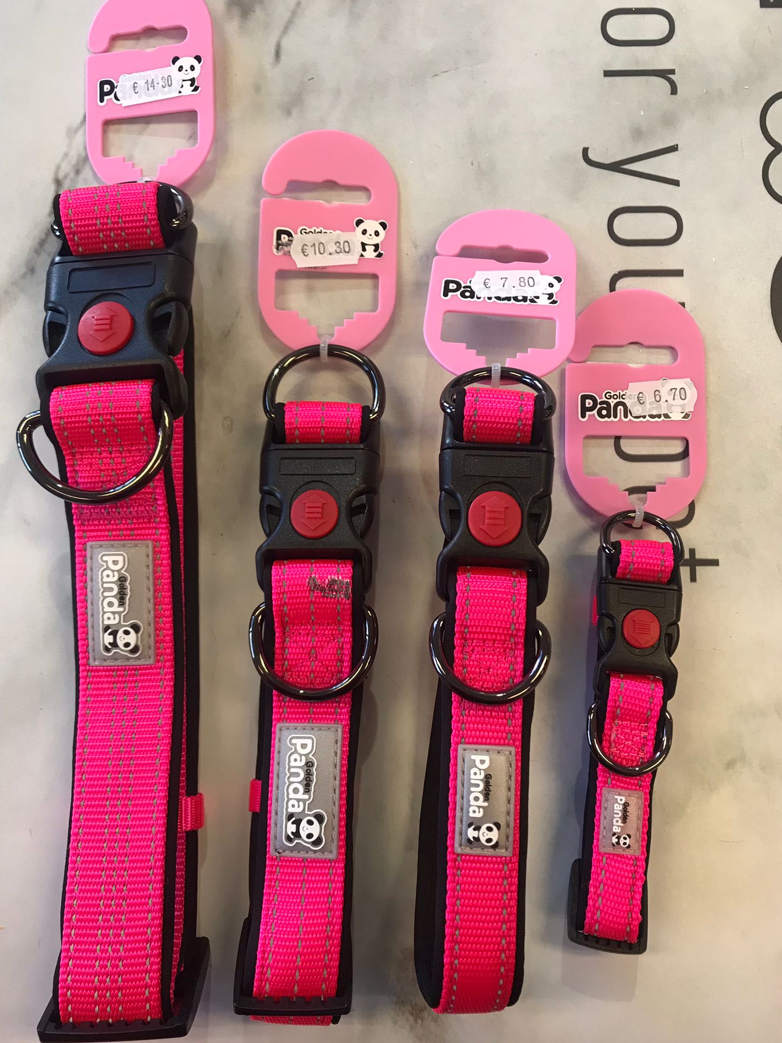 Panda HV Collars | Pink