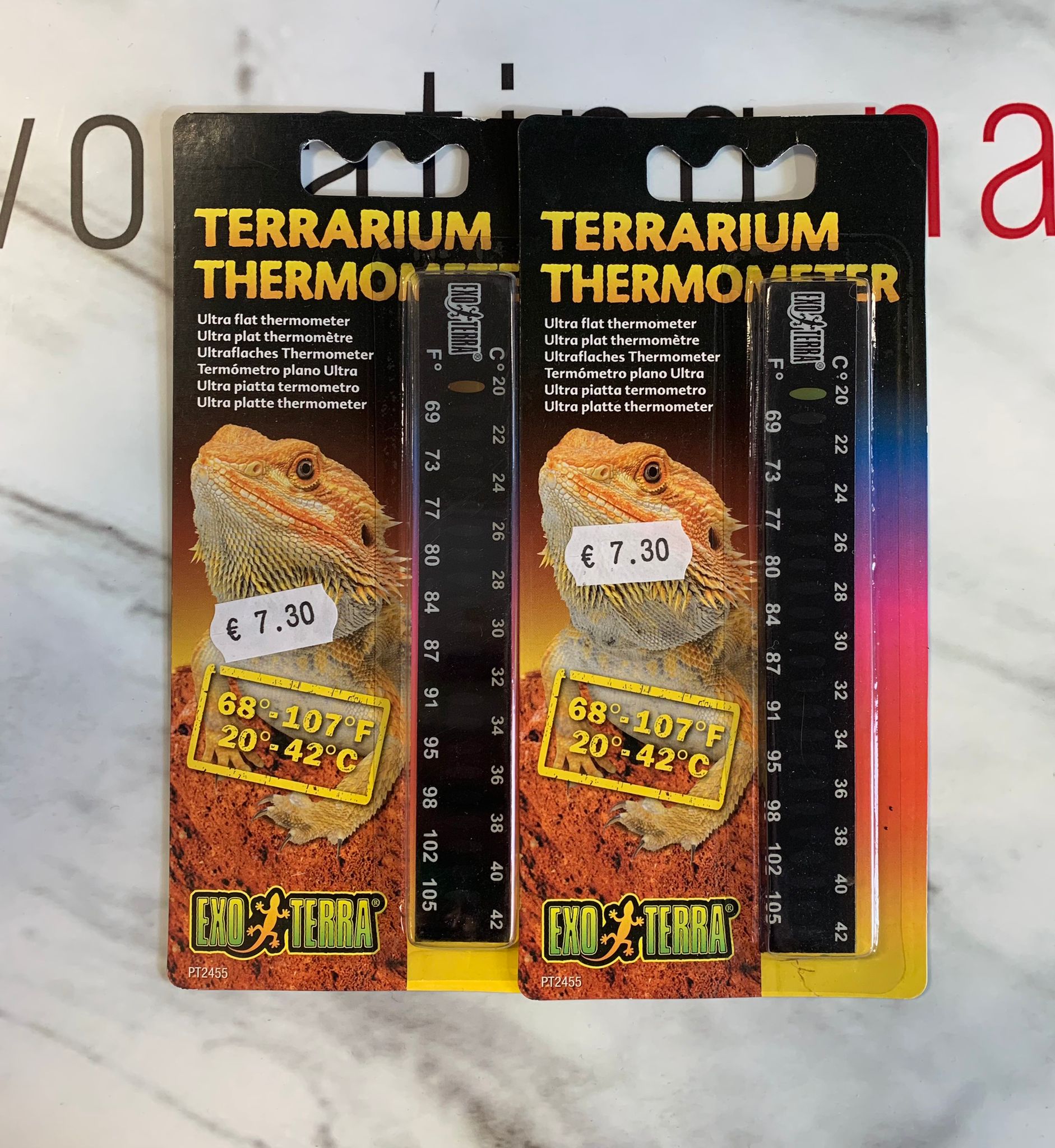 Exo Terra Terrarium Ultra Flat Thermometer
