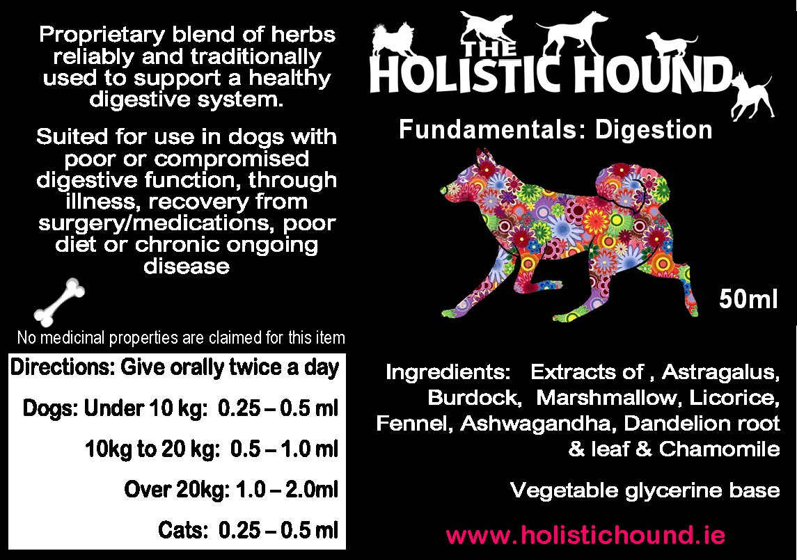 Holistic Hound Fundamentals Digestion 50ml