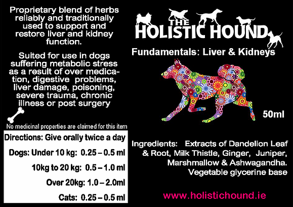Holistic Hound Fundamentals Liver & Kidney 50ml