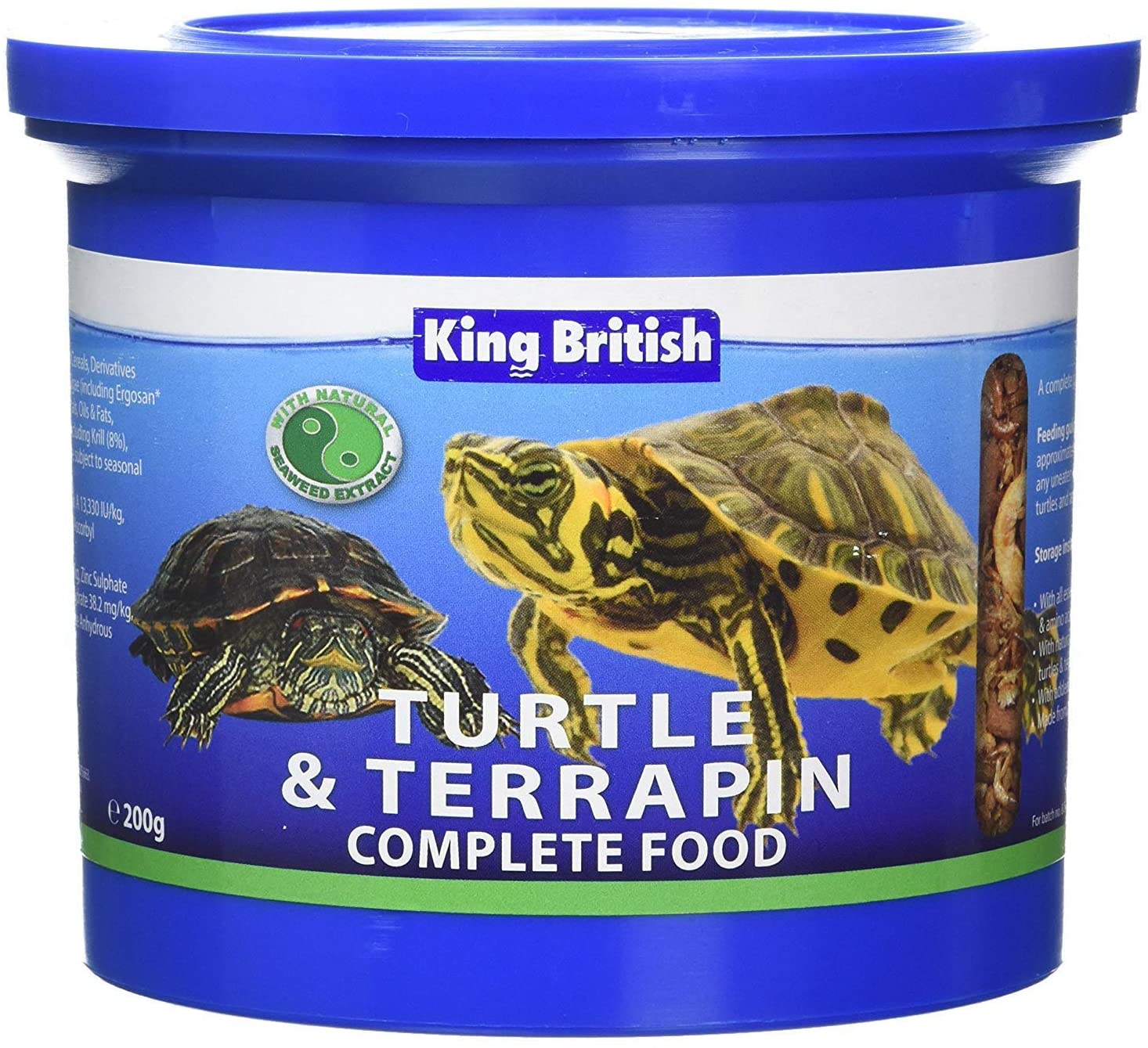 King British Turtle and Terrapin Complete Food 200g