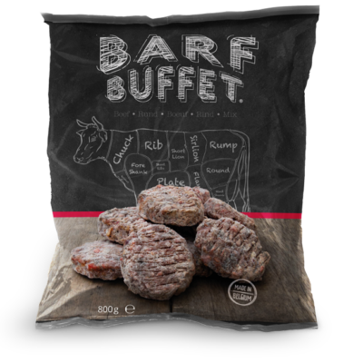 Barf Buffet Boneless Beef Burgers 800g