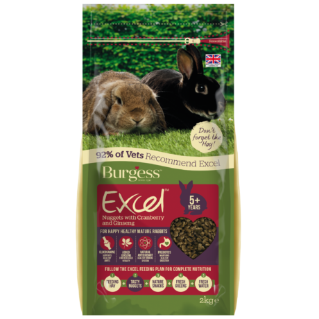 Burgess Excel Rabbit Nuggets Mature Cranberry & Ginseng 1.5kg