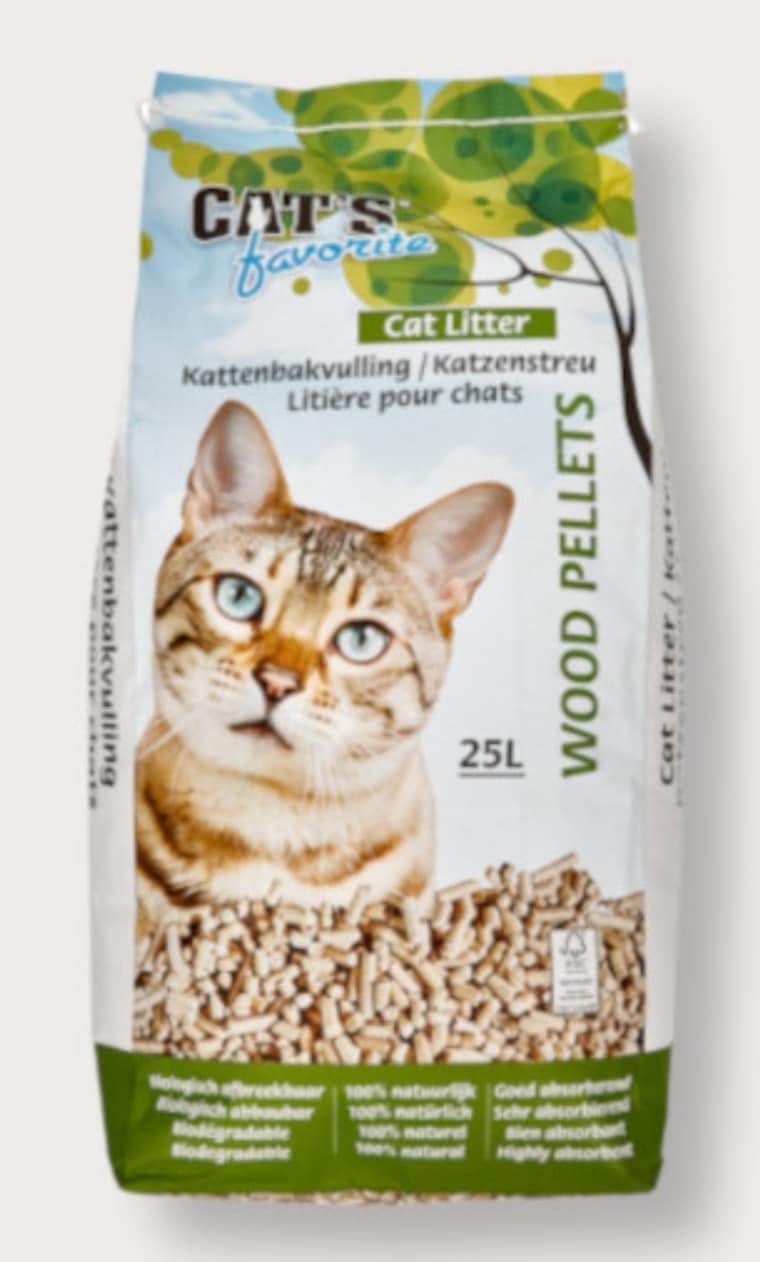 Cats Favourite Wood Litter 25L