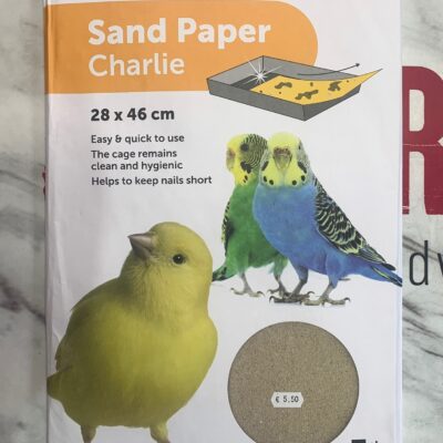 Flamingo Sanded Bird Cage Liners | Large 28x46cm