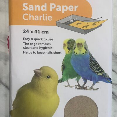 Flamingo Sanded Bird Cage Liners | Small 24x41cm